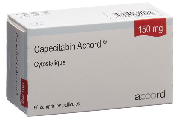 Capecitabin Accord cpr pell 150 mg 60 pce