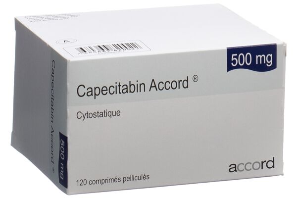 Capecitabin Accord cpr pell 500 mg 120 pce