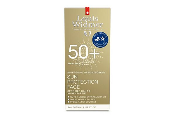 Louis Widmer sun protection face SPF50 parfumé 50 ml