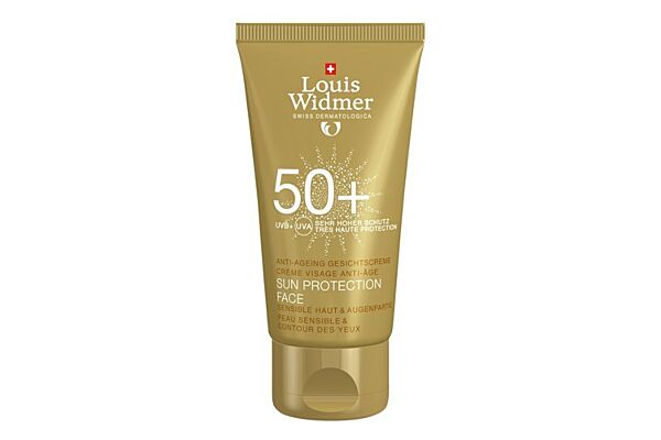 Louis Widmer sun protection face SPF50 sans parfum 50 ml