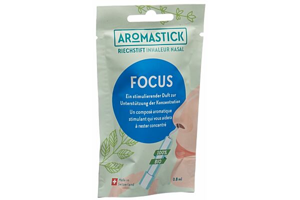 AROMASTICK inhalateur nasal 100% Bio Focus sach