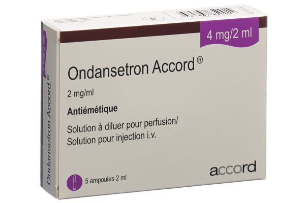 Ondansetron Accord Inf Konz 4 mg/2ml 5 Amp 2 ml