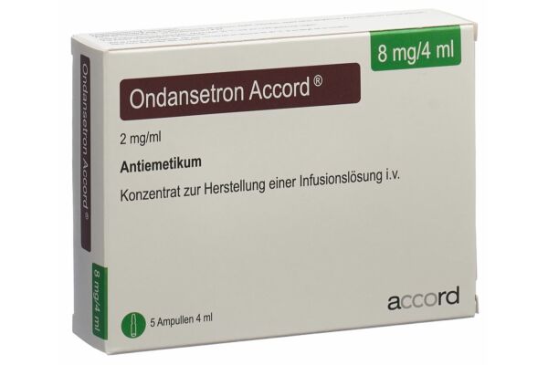 Ondansetron Accord Inf Konz 8 mg/4ml 5 Amp 4 ml