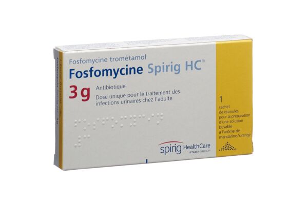Fosfomycine Spirig HC gran 3 g sach