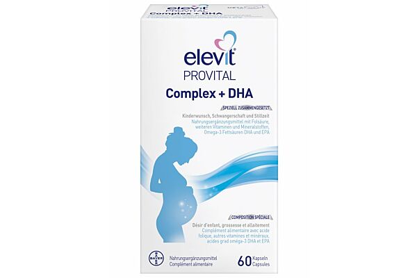 Elevit Provital Complex + DHA Kaps 60 Stk