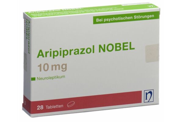 Aripiprazol NOBEL Tabl 10 mg 28 Stk