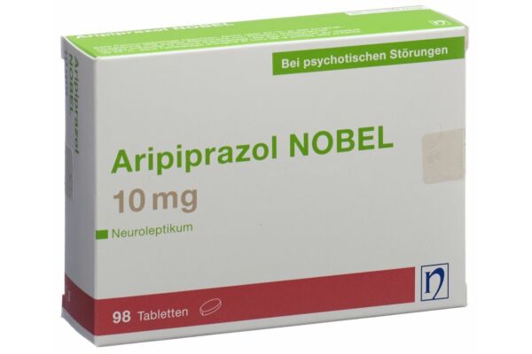Aripiprazol NOBEL Tabl 10 mg 98 Stk