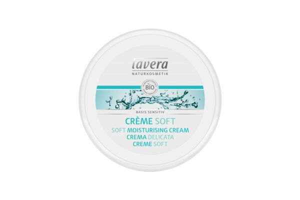 Lavera crème soft basis sensitiv bte 150 ml