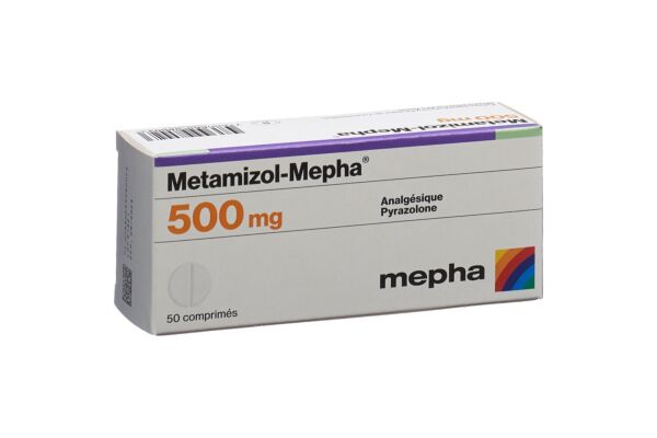 Metamizol-Mepha Tabl 500 mg 50 Stk