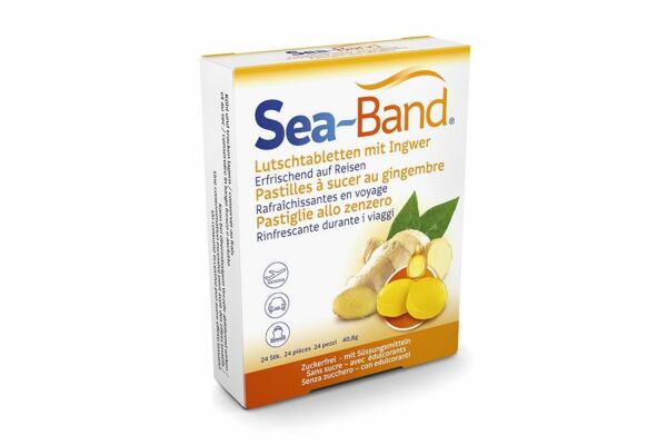 Sea-Band pastilles à sucer gingembre 24 pce