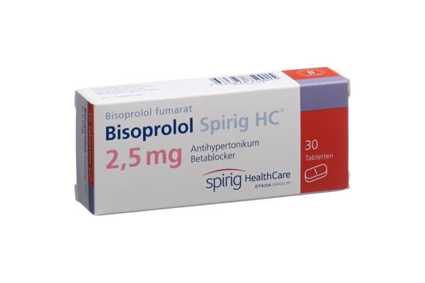 Bisoprolol Spirig HC cpr 2.5 mg 30 pce