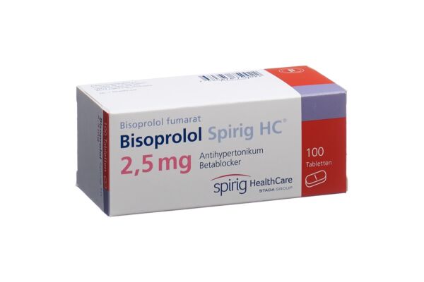 Bisoprolol Spirig HC cpr 2.5 mg 100 pce
