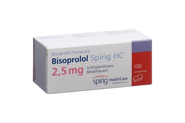 Bisoprolol Spirig HC Tabl 2.5 mg 100 Stk