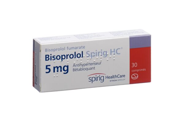 Bisoprolol Spirig HC Tabl 5 mg 30 Stk
