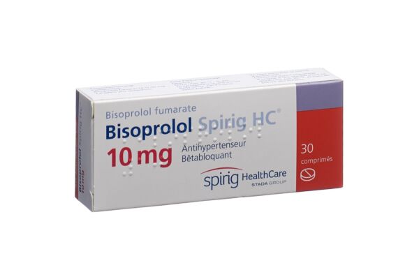 Bisoprolol Spirig HC Tabl 10 mg 30 Stk