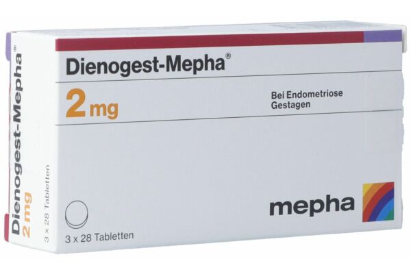 Dienogest-Mepha cpr 2 mg 3 x 28 pce