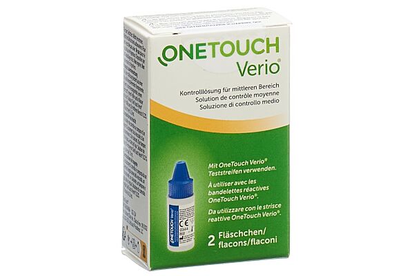 One Touch Verio solution de contrôle 2 x 3.8 ml