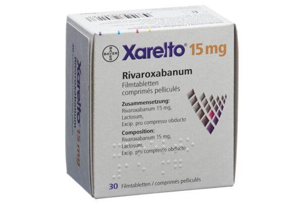 Xarelto Filmtabl 15 mg 30 Einz Blister