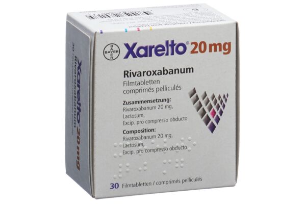 Xarelto Filmtabl 20 mg 30 Einz Blister