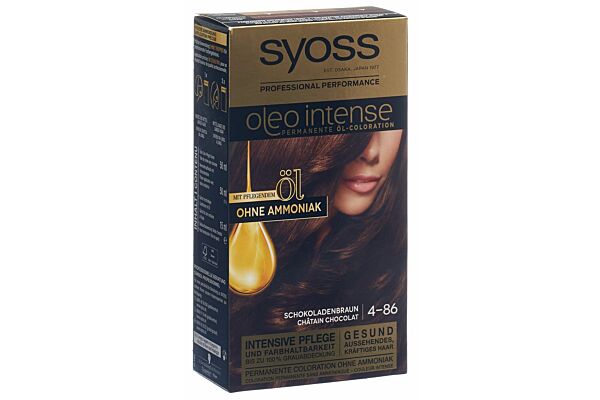Syoss Oleo Intense 4-86 Châtain Chocolat