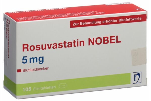 Rosuvastatin NOBEL cpr pell 5 mg 105 pce
