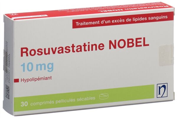 Rosuvastatin NOBEL cpr pell 10 mg 30 pce