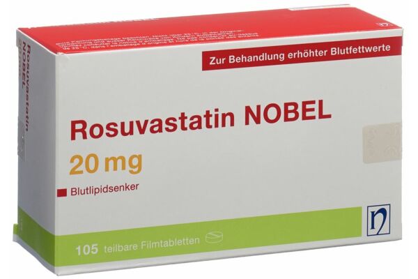 Rosuvastatin NOBEL cpr pell 20 mg 105 pce