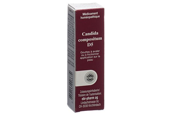 Sanum candida compositum gouttes 5 D fl 10 ml
