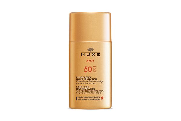 Nuxe Sun Sun Protection Factor 50 Léger Visage Haute Protecting Fl 50 ml