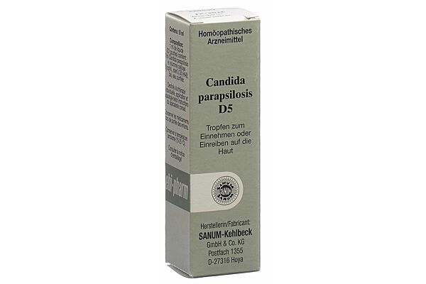 Sanum candida parapsilosis gouttes 5 D fl 10 ml