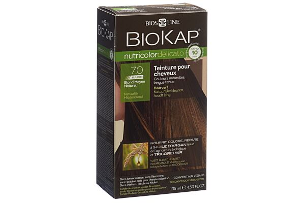 Biokap Nutricolor Delicato Rapid blond moyen naturel 135 ml