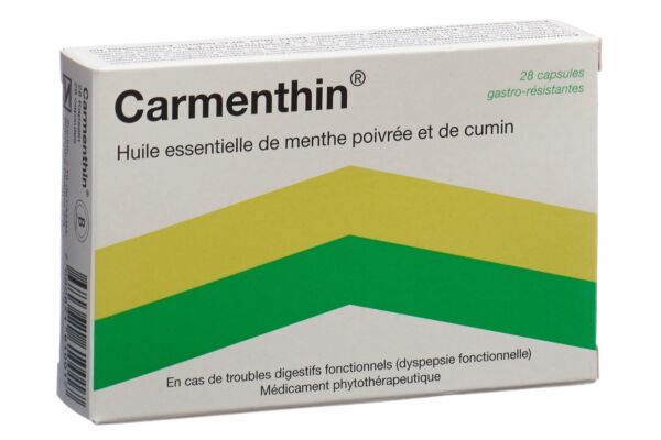 Carmenthin caps moll gastro-résistantes 28 pce