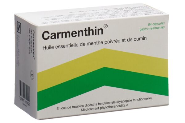 Carmenthin caps gastro-résistantes 84 pce