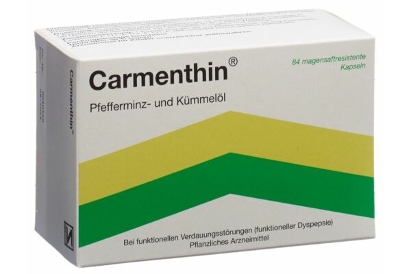 Carmenthin caps gastro-résistantes 84 pce
