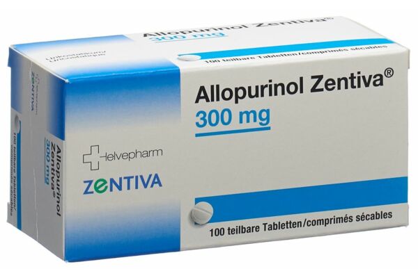 Allopurinol Zentiva Tabl 300 mg 100 Stk