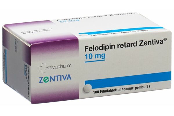 Felodipin retard Zentiva cpr pell ret 10 mg 100 pce