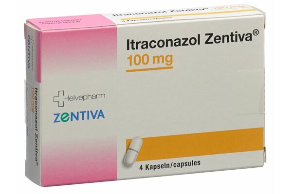 Itraconazol Zentiva 4 Kaps 100 mg 4 Stk