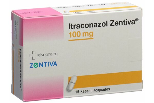 Itraconazol Zentiva caps 100 mg 15 pce