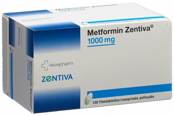 Metformin Zentiva cpr pell 1000 mg 120 pce