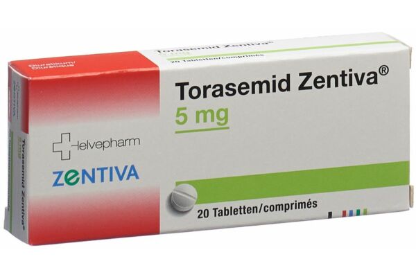 Torasemid Zentiva cpr 5 mg 20 pce