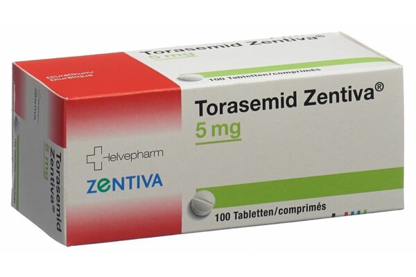 Torasemid Zentiva Tabl 5 mg 100 Stk