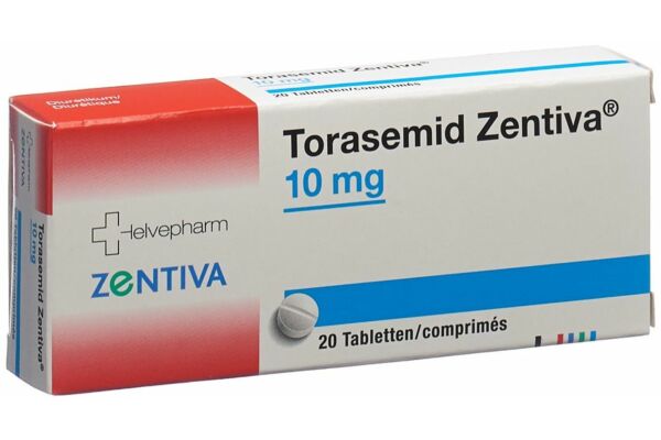 Torasemid Zentiva Tabl 10 mg 20 Stk