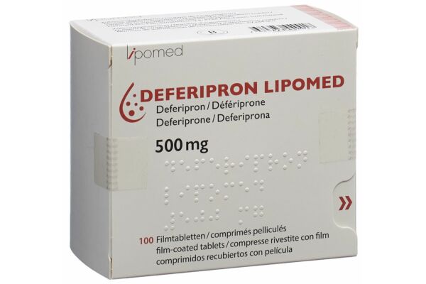 Deferipron Lipomed cpr pell 500 mg 100 pce