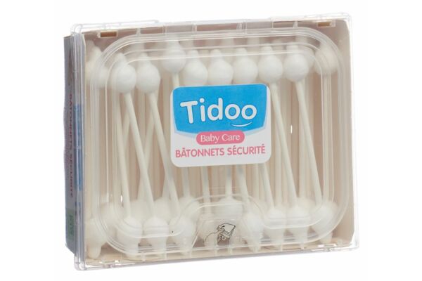 Tidoo Bâtonnets de coton bio box 50 pce