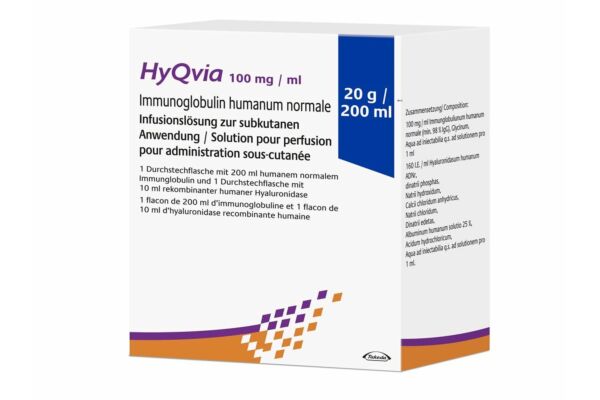 HyQvia Inf Lös 20 g/200ml Dual Flaschen 200 ml