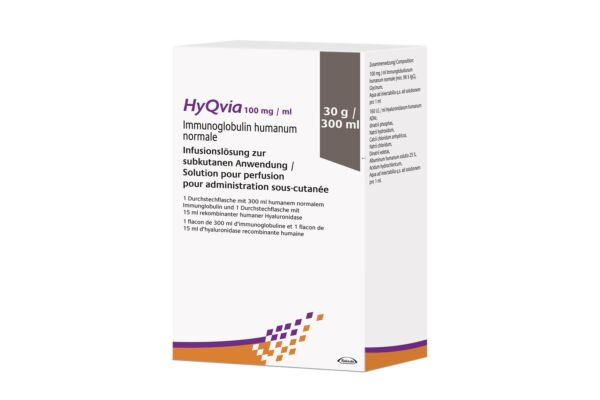 HyQvia sol perf 30 g/300ml double flacons 300 ml
