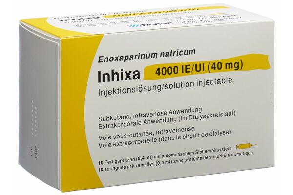 Inhixa sol inj 40 mg/0.4ml 10 ser pré 0.4 ml