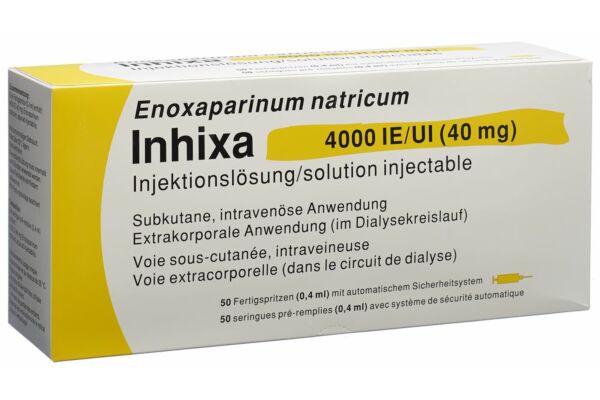 Inhixa Inj Lös 40 mg/0.4ml 50 Fertspr 0.4 ml