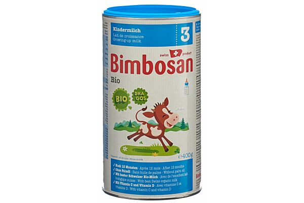 Bimbosan Bio 3 lait de croissance bte 400 g