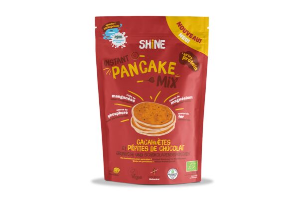 SHINE Instant Pancake Mix Erdnüsse & Schokoperlen BIO Btl 400 g
